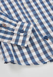 BOBOLI Boys Checked Poplin Shirt -BCI Check Print
