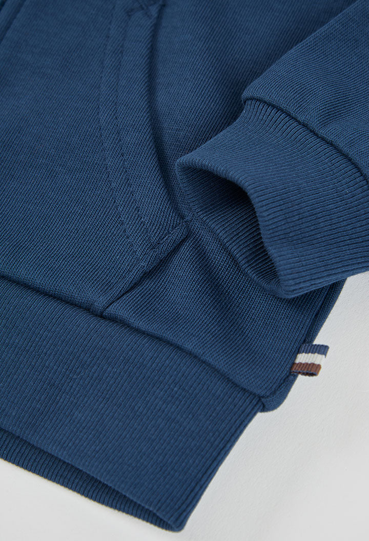 BOBOLI Boys Fleece Jacket -BCI Intense Blue