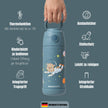 BEARFOOT Thermo Water Bottle Mermaid 350 ml Kids | Beetles & Bugs