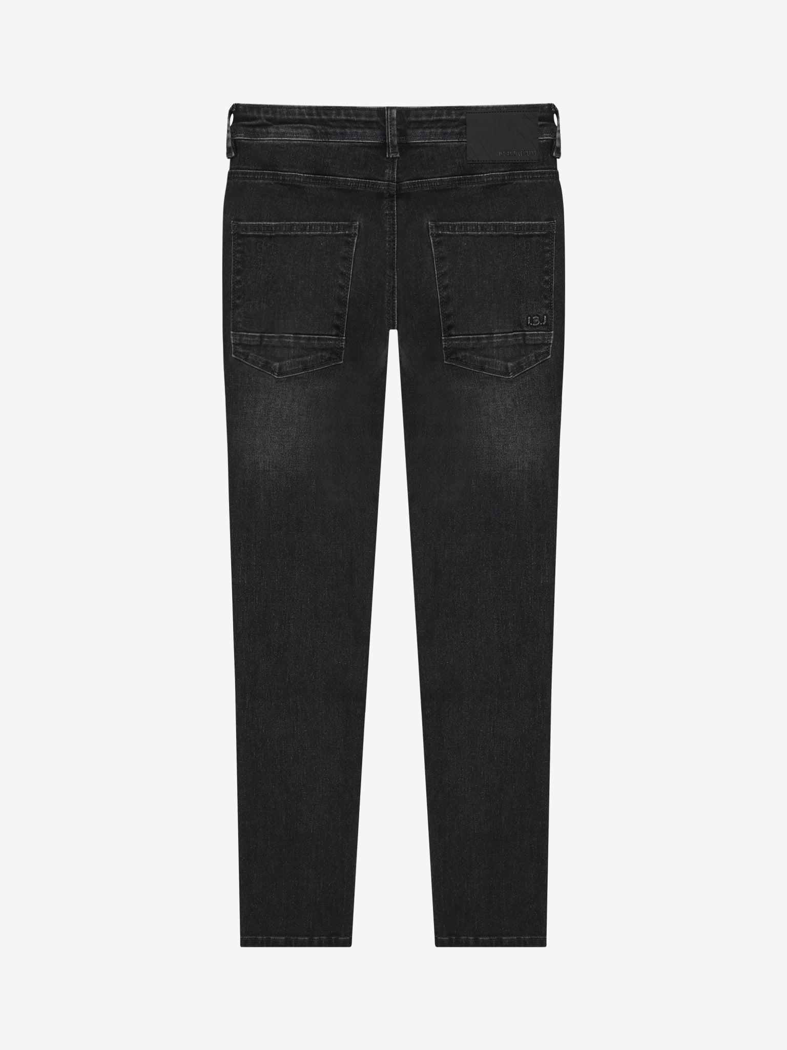 INDIAN BLUE JEANS Boys Straight Fit Black Jeans Black Denim