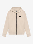 INDIAN BLUE JEANS Boys Hooded Zip Jacket Brushed Pale Sand