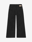INDIAN BLUE JEANS Girls Extra Wide Fit Glitter Black Denim