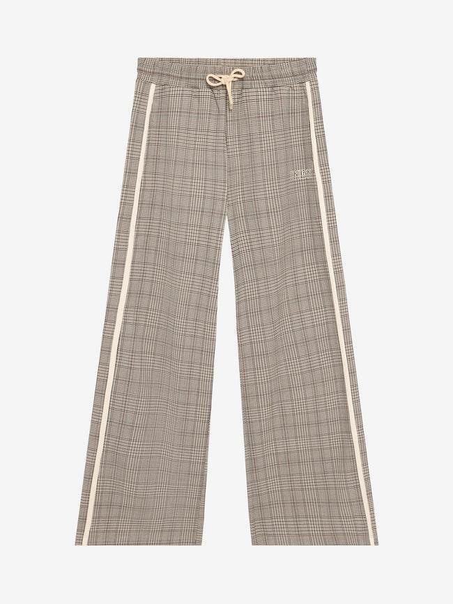 INDIAN BLUE JEANS Girls Pants Extra Wide Check Humus