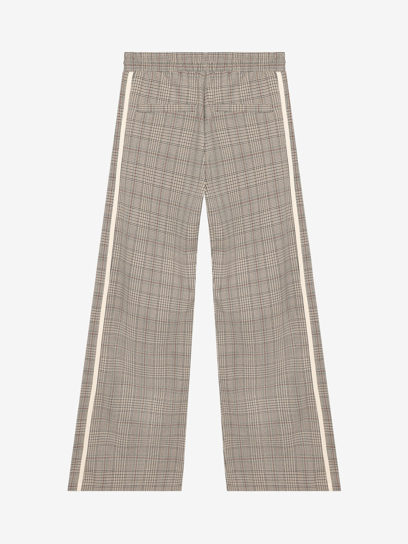 INDIAN BLUE JEANS Girls Pants Extra Wide Check Humus
