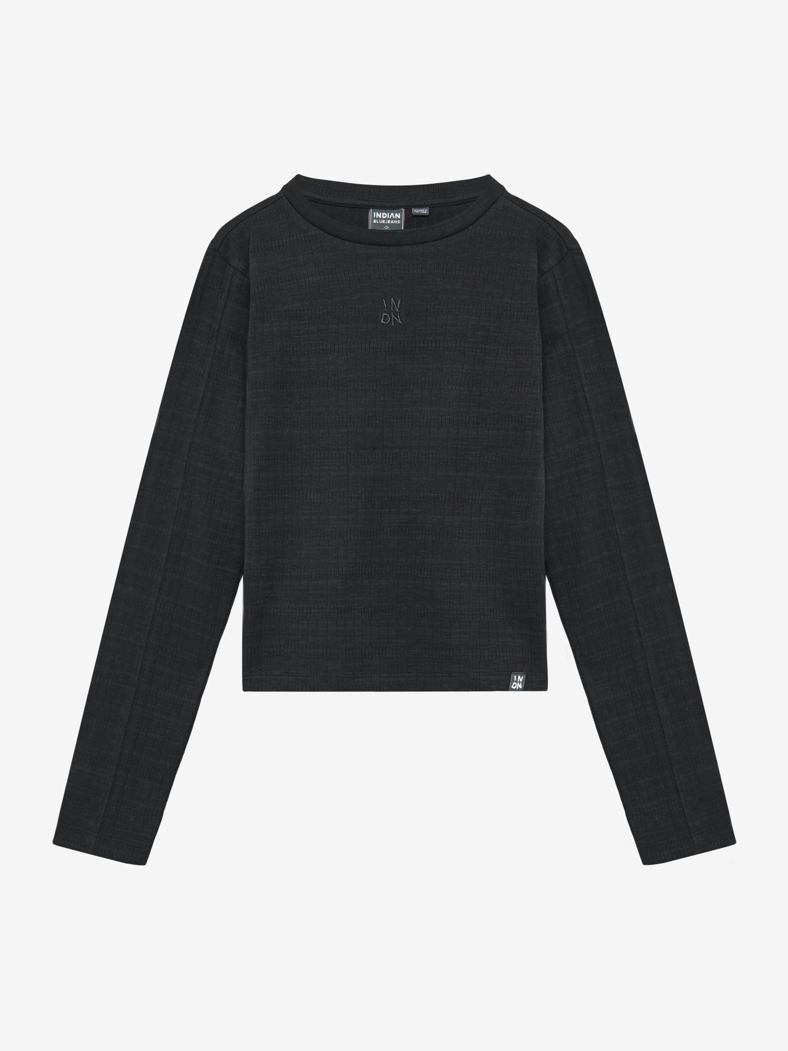 INDIAN BLUE JEANS Girls Longsleeve Rib Black