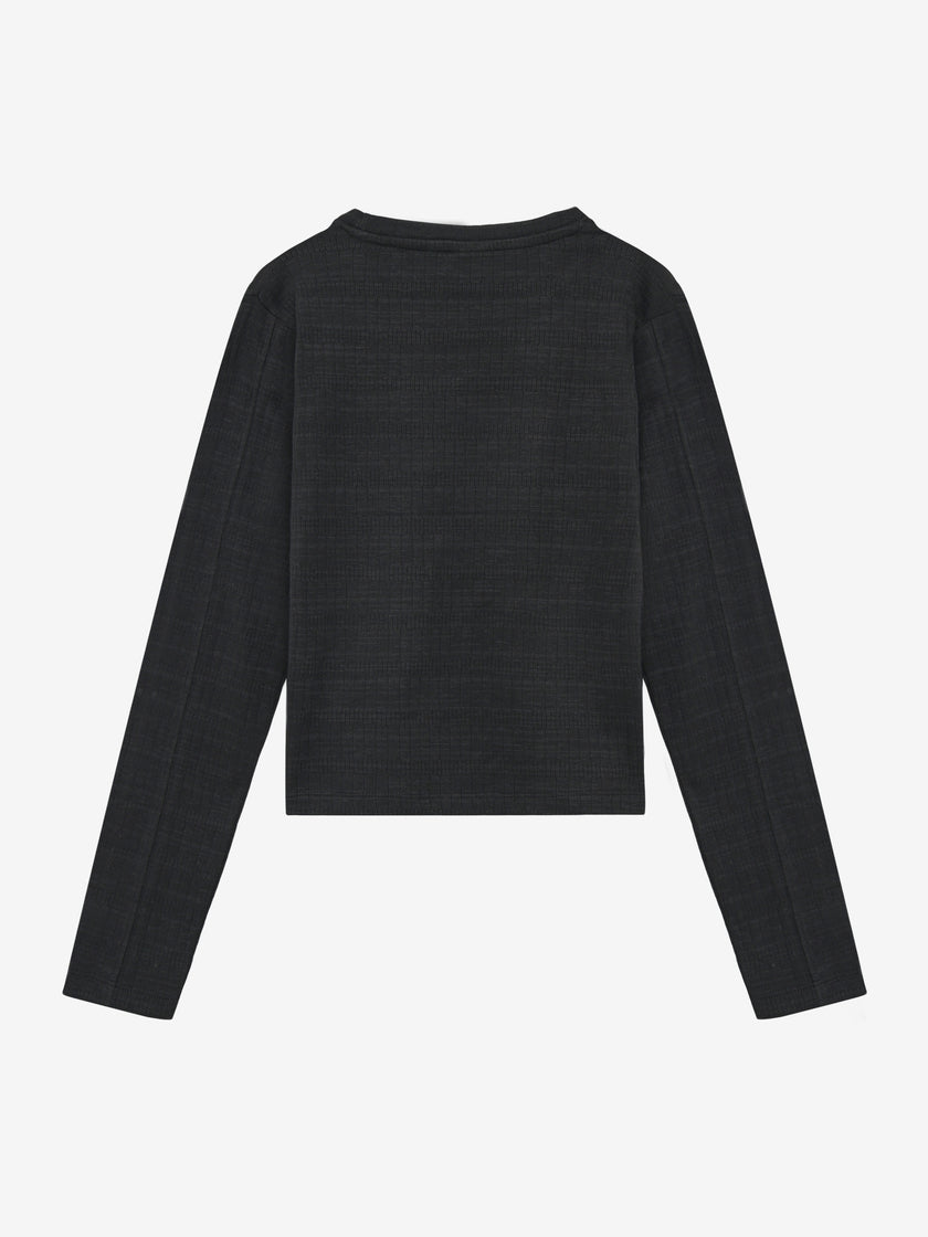 INDIAN BLUE JEANS Girls Longsleeve Rib Black
