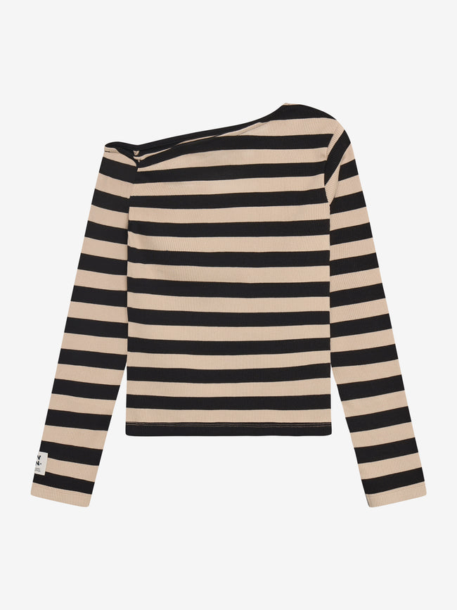 INDIAN BLUE JEANS Girls Longsleeve Off-shoulder Black