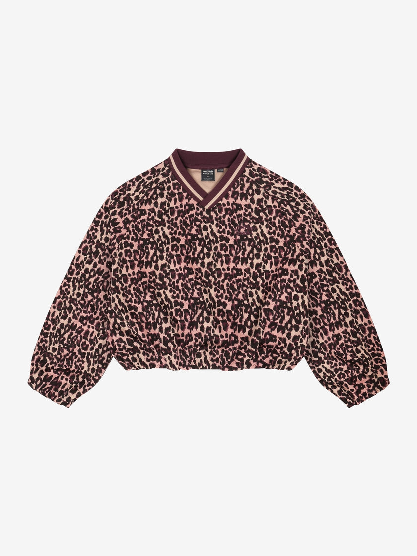 INDIAN BLUE JEANS Girls Sweater Leopard Fig