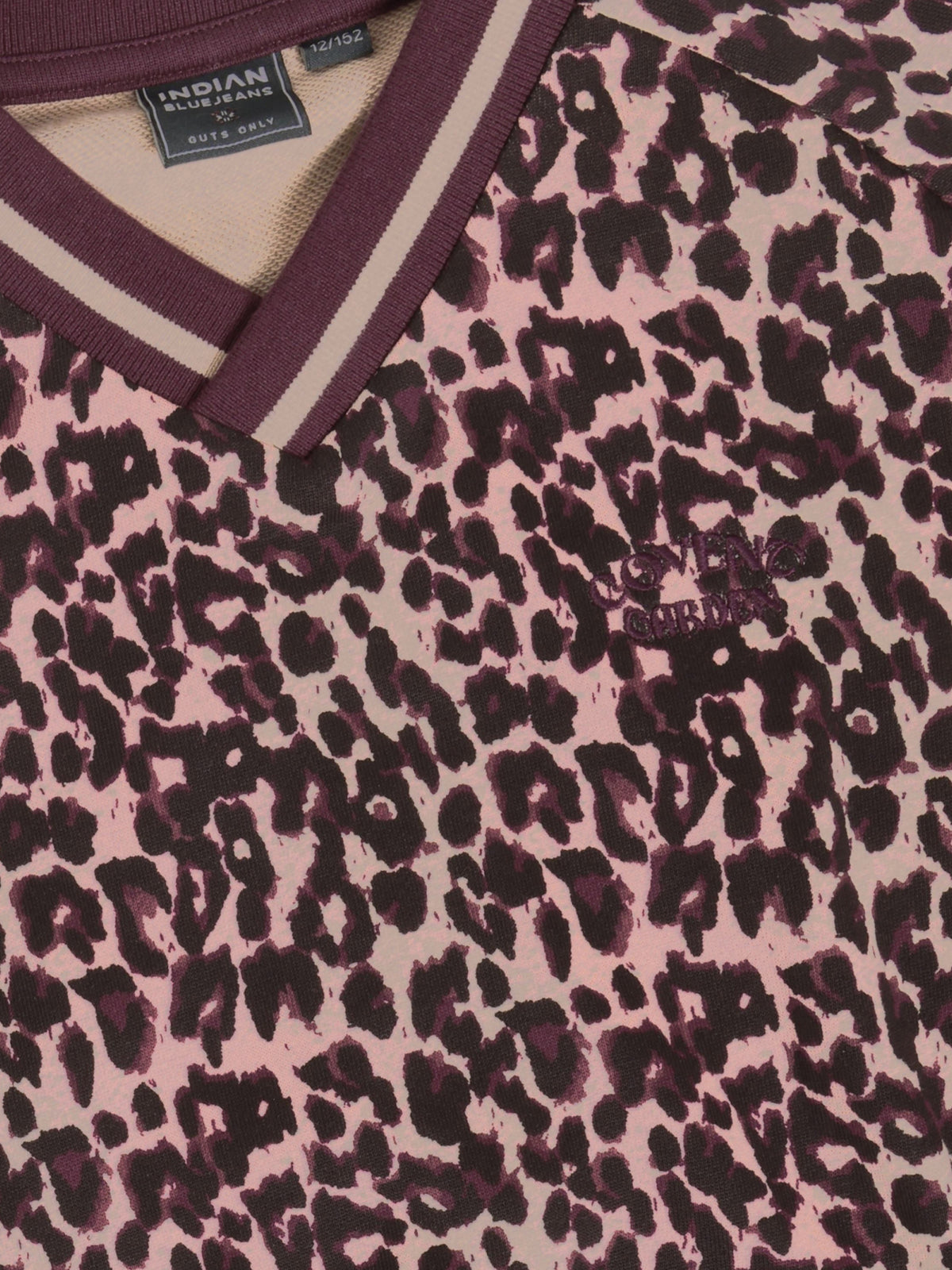 INDIAN BLUE JEANS Girls Sweater Leopard Fig