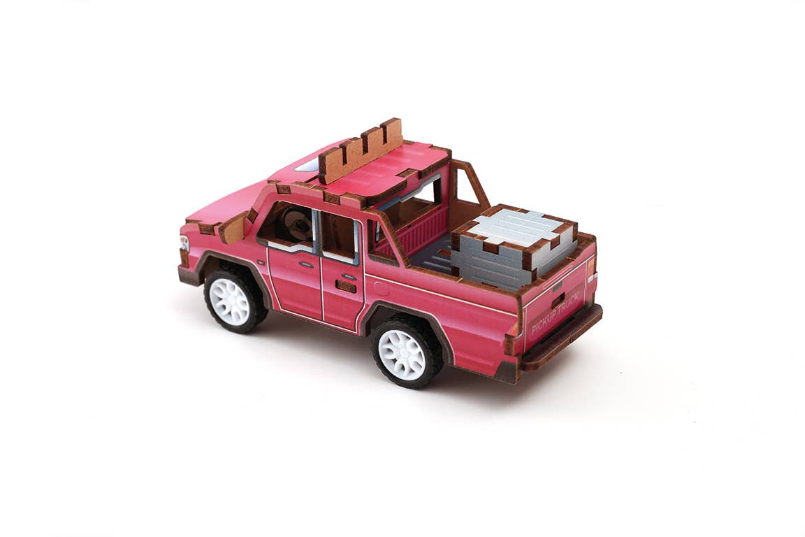 3D WOOD MODEL PICKUP VEHICLE