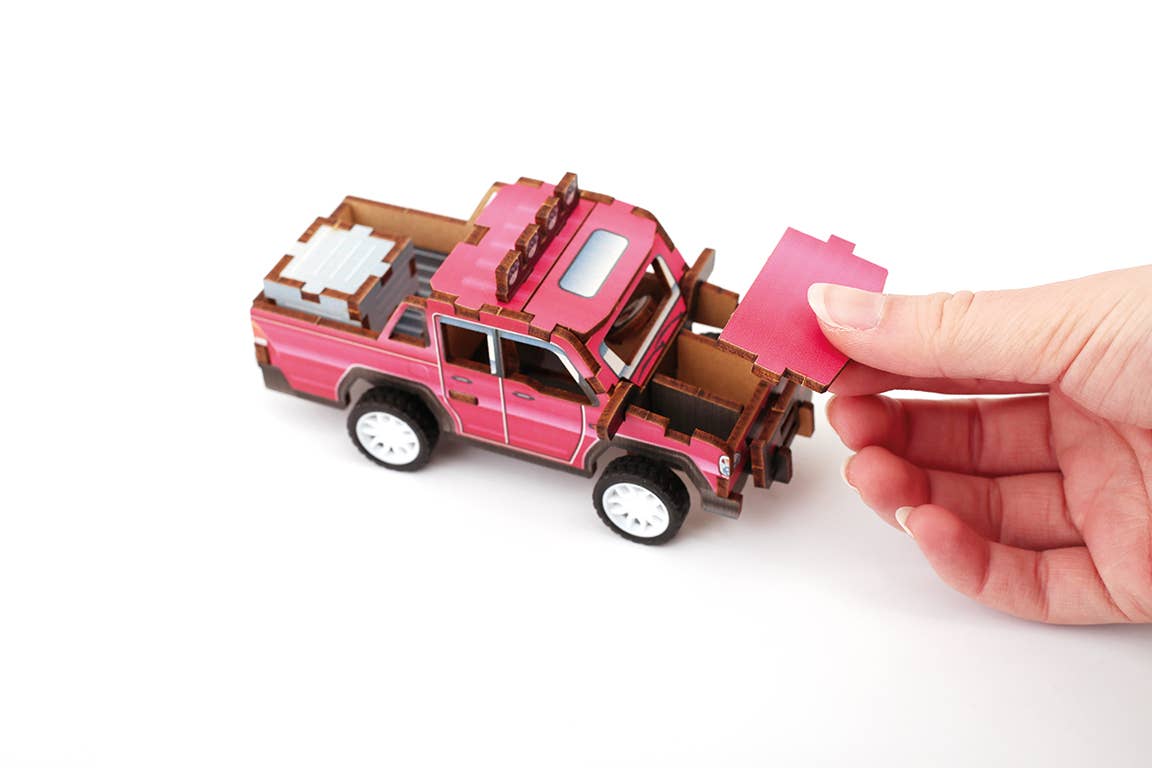 3D WOOD MODEL PICKUP VEHICLE