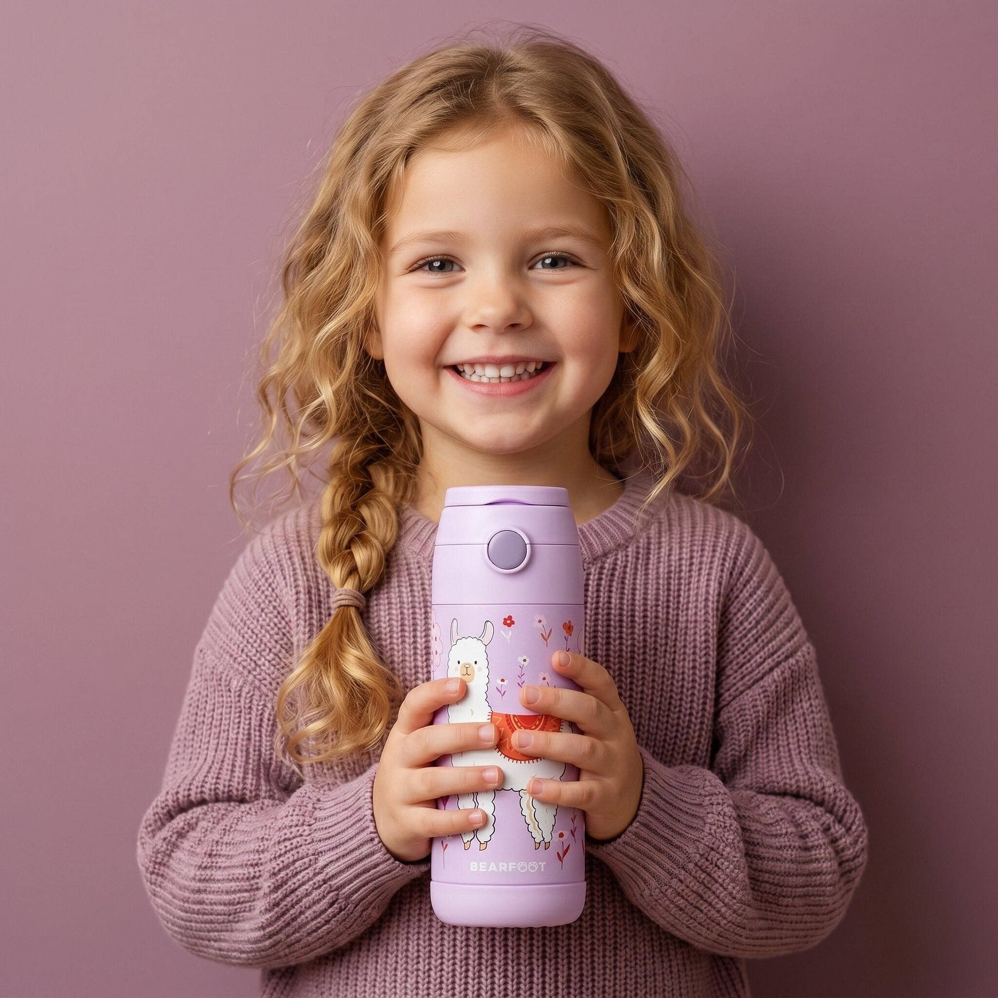 BEARFOOT Thermo Water Bottle Mermaid 350 ml Kids | Beetles & Bugs