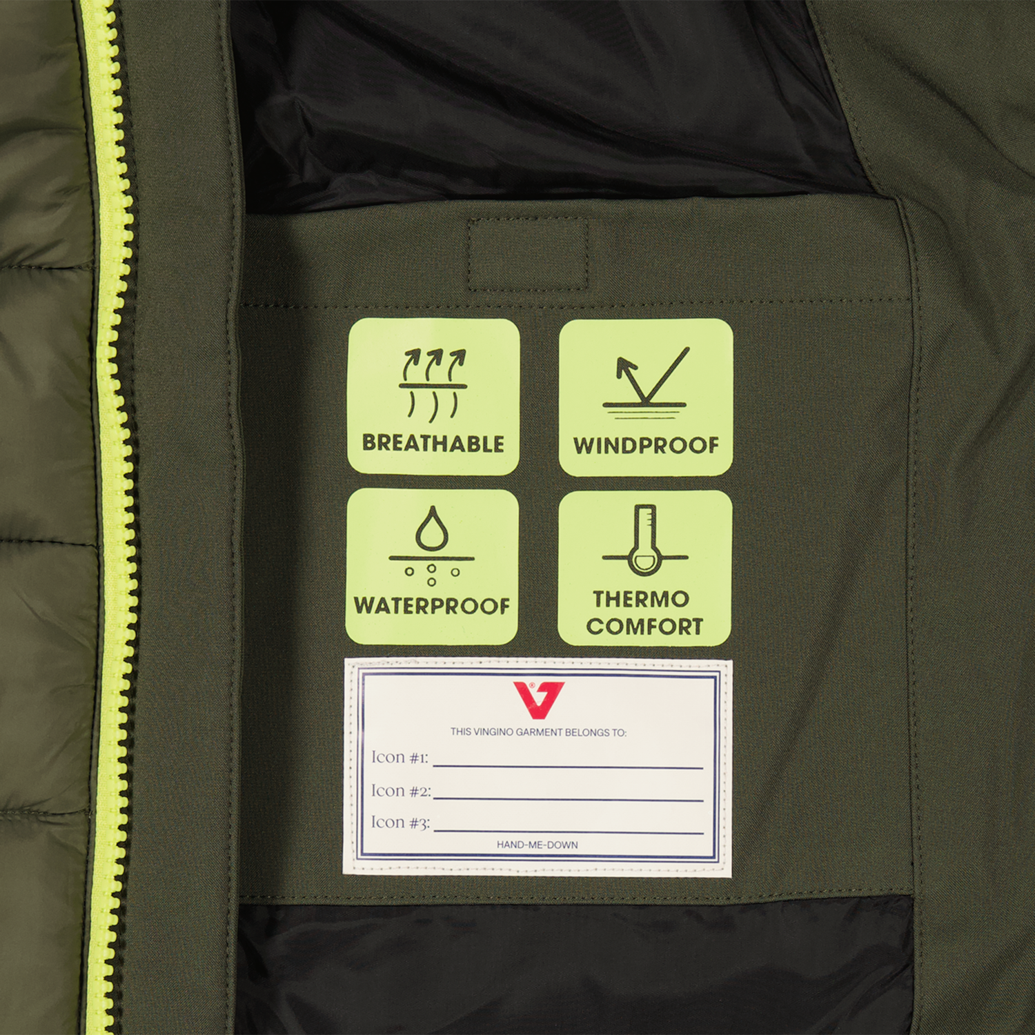 VINGINO Boys Jacket Outdoor Tybri Kambaba