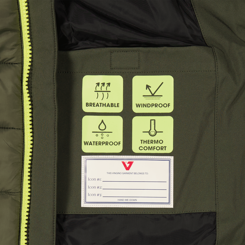 VINGINO Boys Jacket Outdoor Tybri Kambaba