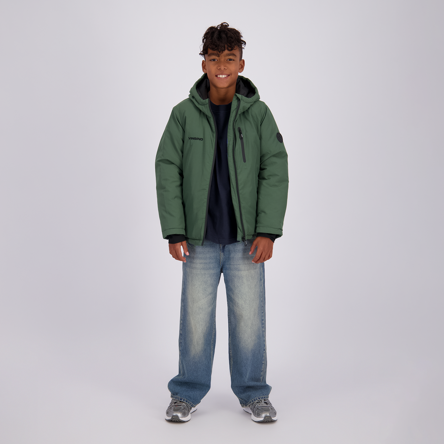 VINGINO Boys Jacket Outdoor Tinel Darkest Green