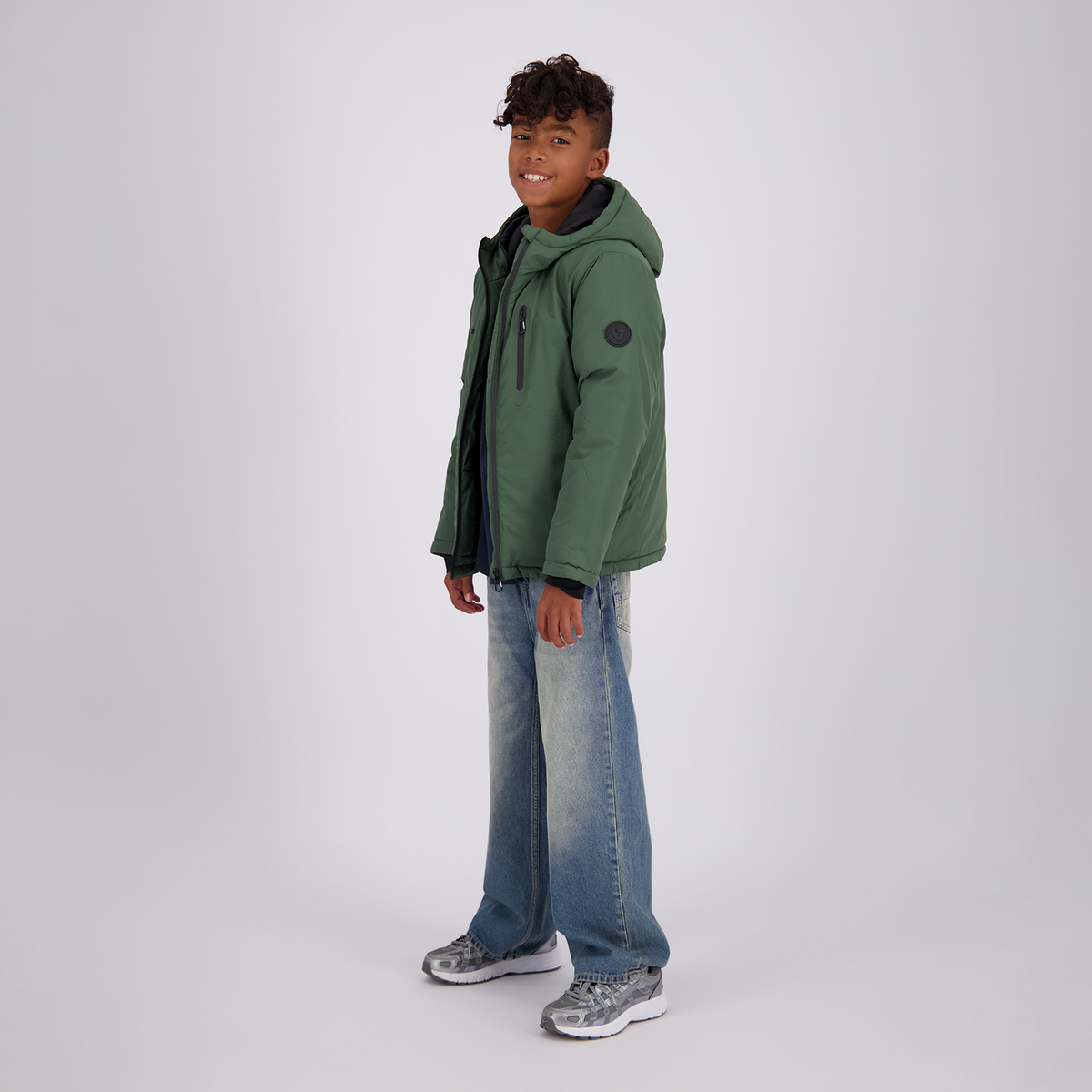 VINGINO Boys Jacket Outdoor Tinel Darkest Green