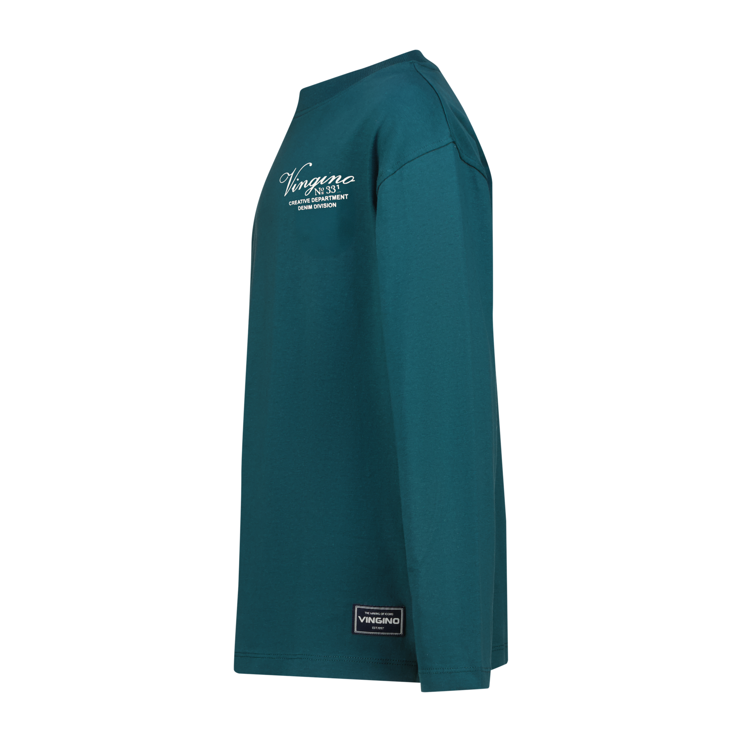 VINGINO Boys T-shirt Icon-basic-LS Deep Teal