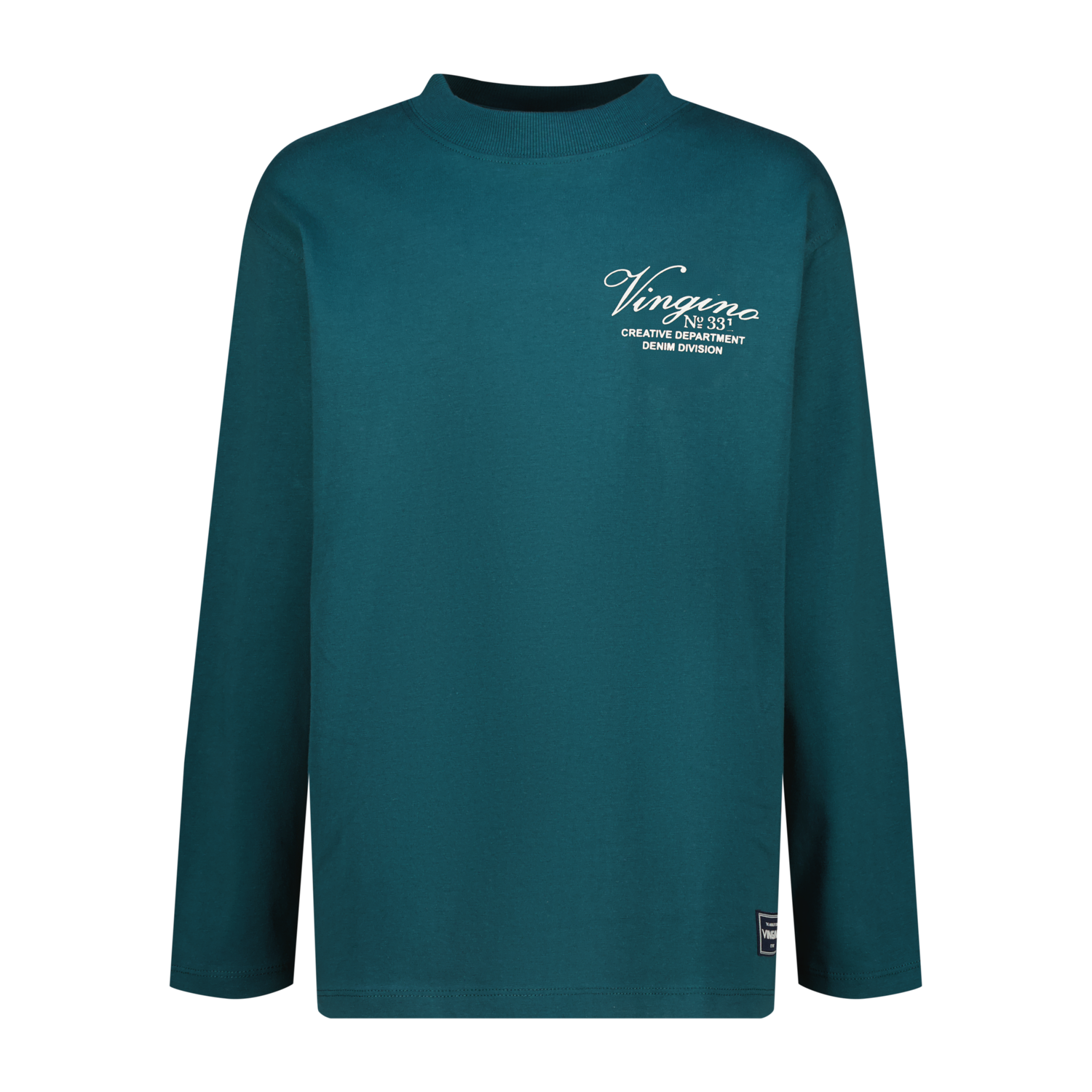 VINGINO Boys T-shirt Icon-basic-LS Deep Teal