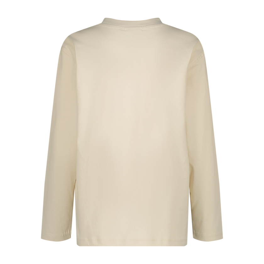 VINGINO Boys T-shirt Icon-basic-LS Egg Shell