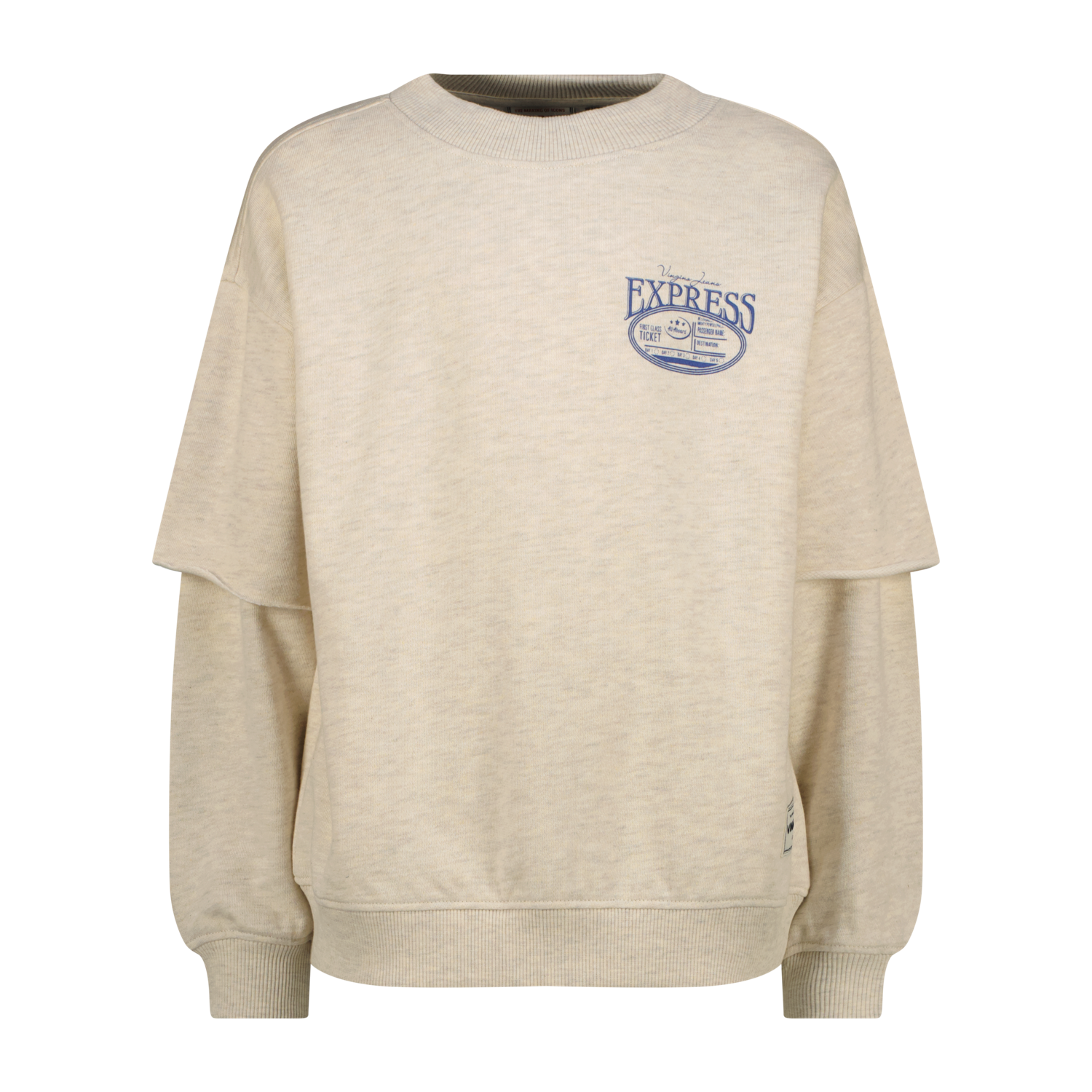 VINGINO Boys Sweater Nock Soft Vanilla Melee