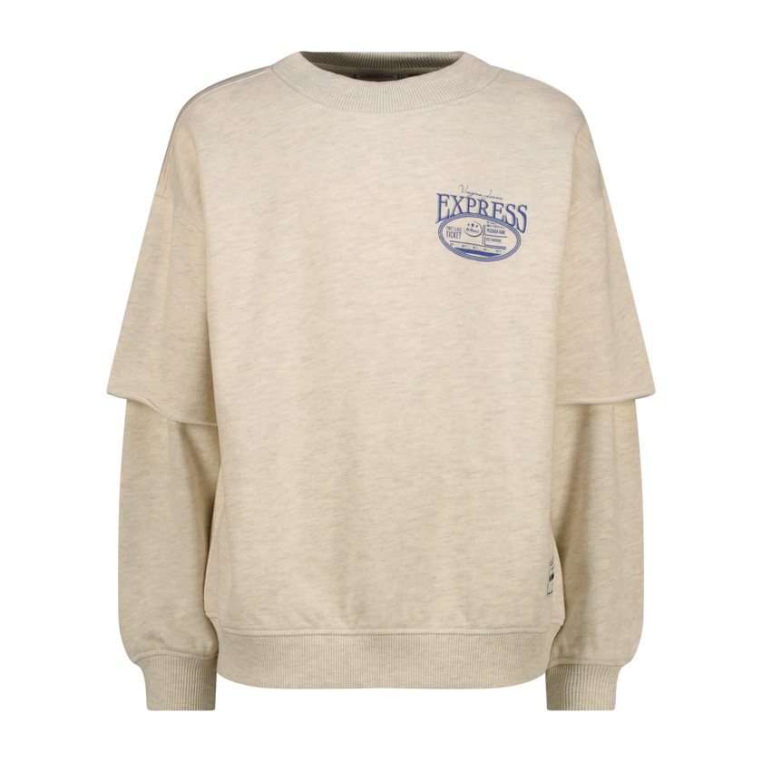 VINGINO Boys Sweater Nock Soft Vanilla Melee