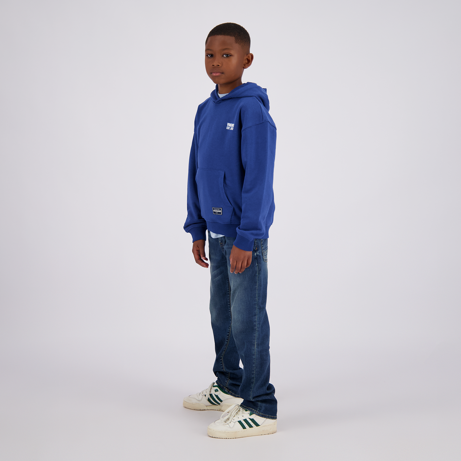 VINGINO Boys Sweater Icon-Hoody Street Blue