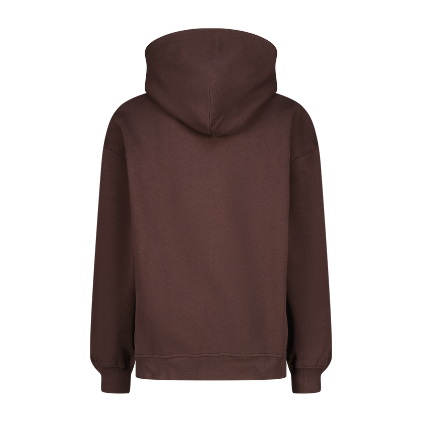 VINGINO Boys Sweater Icon-Hoody Dark Brown