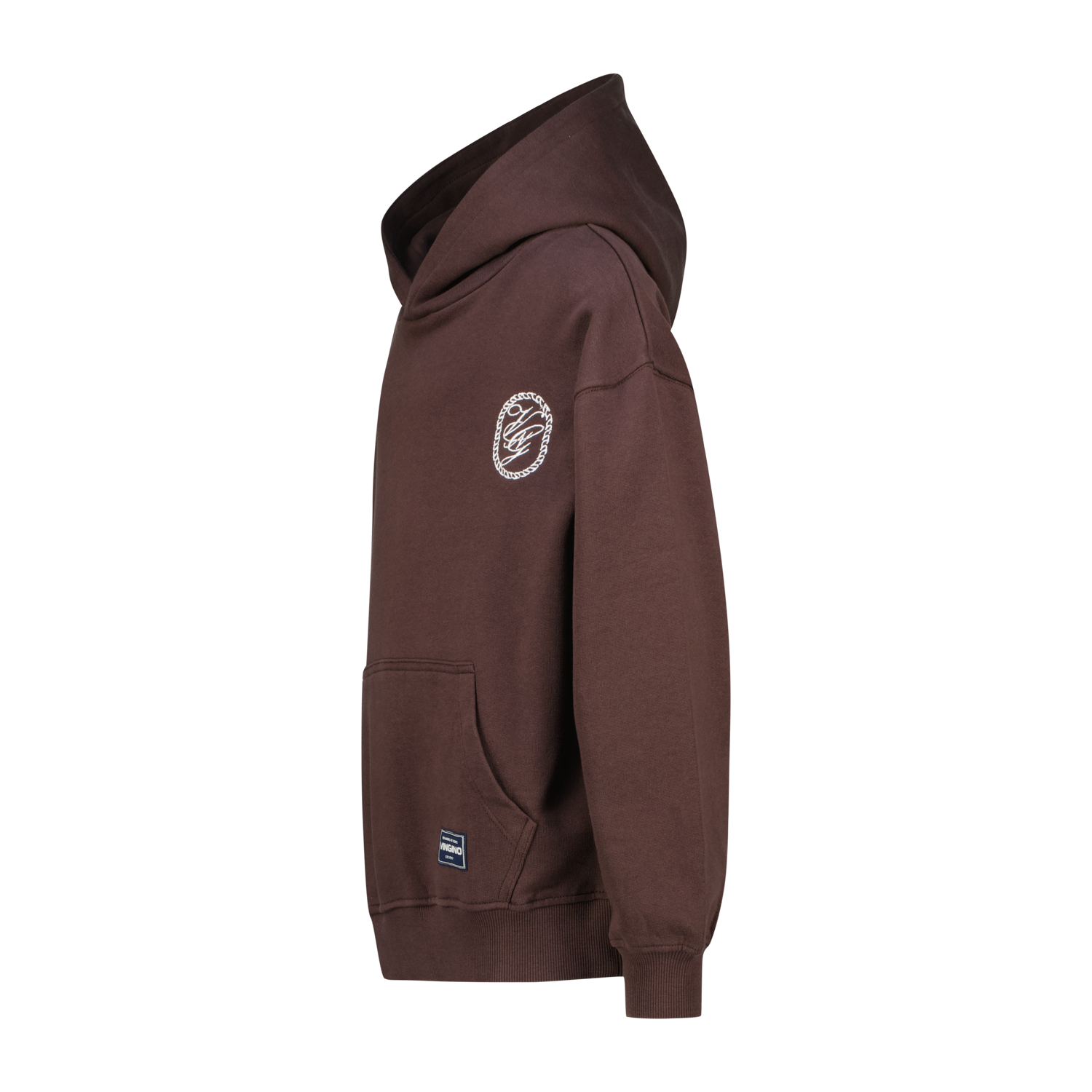 VINGINO Boys Sweater Icon-Hoody Dark Brown