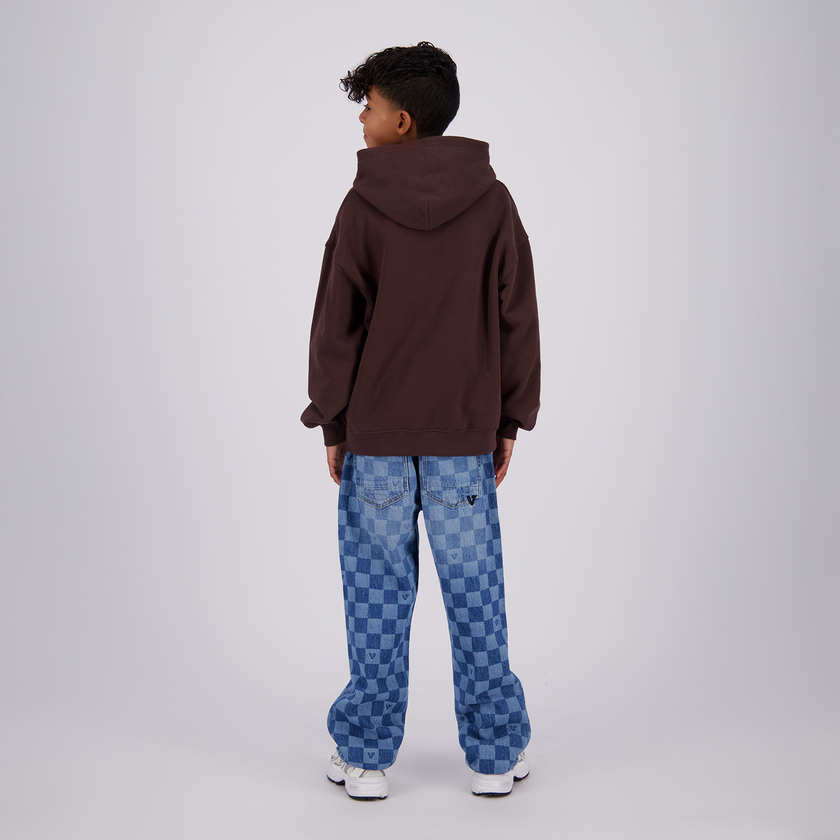 VINGINO Boys Sweater Icon-Hoody Dark Brown
