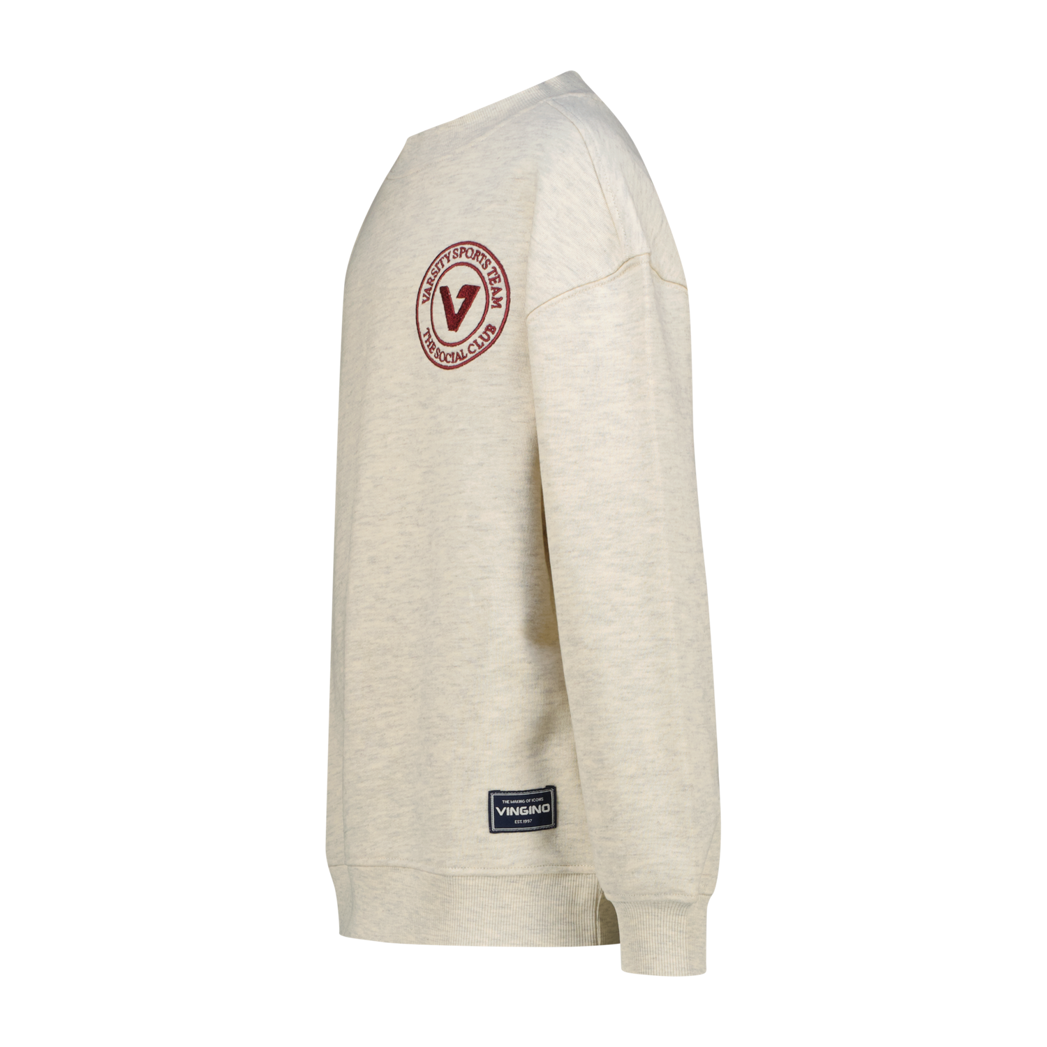 VINGINO Boys Sweater Nomi Soft Vanilla Melee