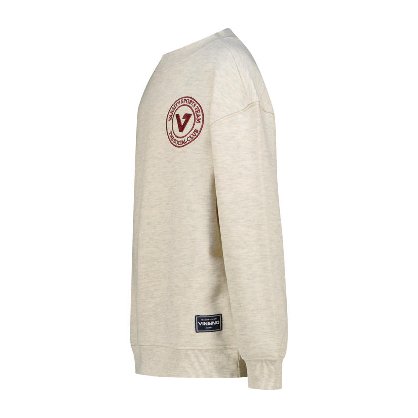 VINGINO Boys Sweater Nomi Soft Vanilla Melee