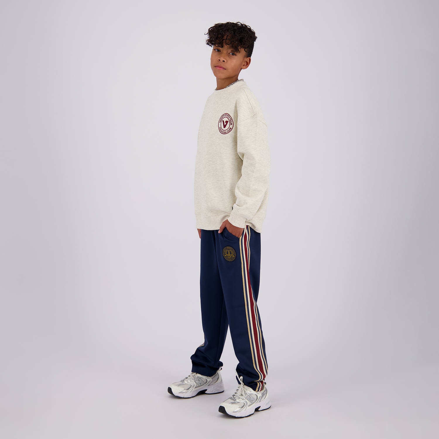 VINGINO Boys Sweater Nomi Soft Vanilla Melee