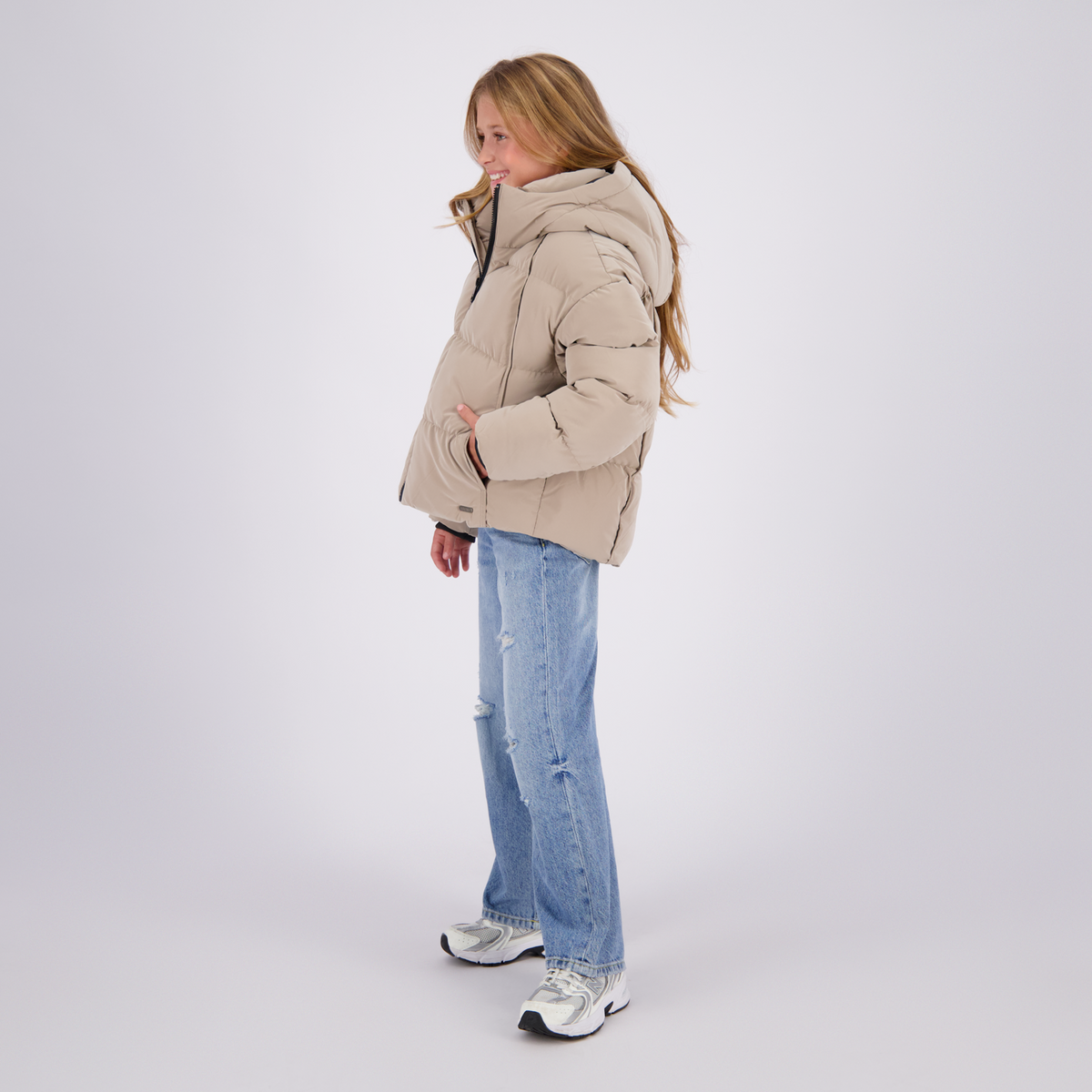 VINGINO Girls Jacket Outdoor Talin Taupe Brown