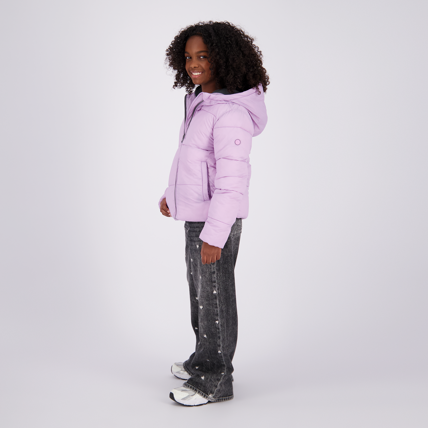VINGINO Girls Jacket Outdoor Tanna Wave Lilac
