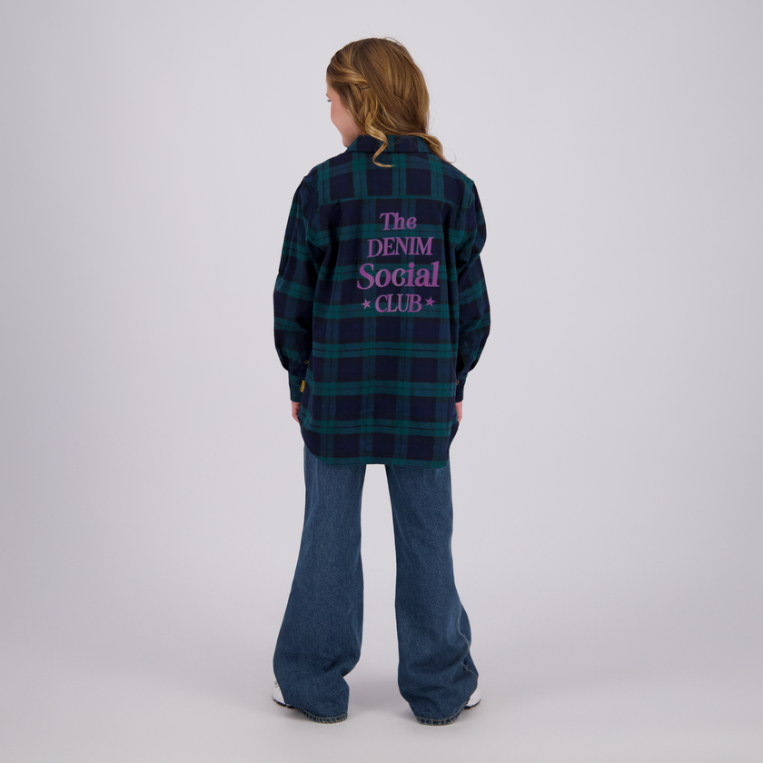 VINGINO Girls Blouse Laurien Green Fleck