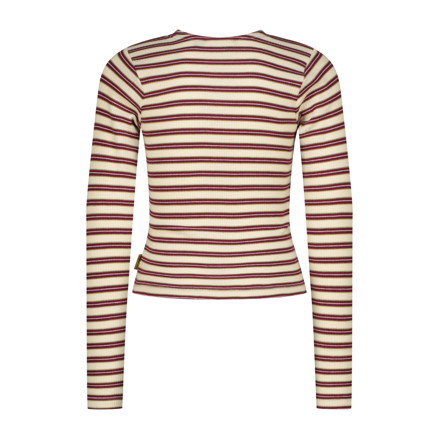 VINGINO Girls T-shirt Icon Stripe Top Macroon White