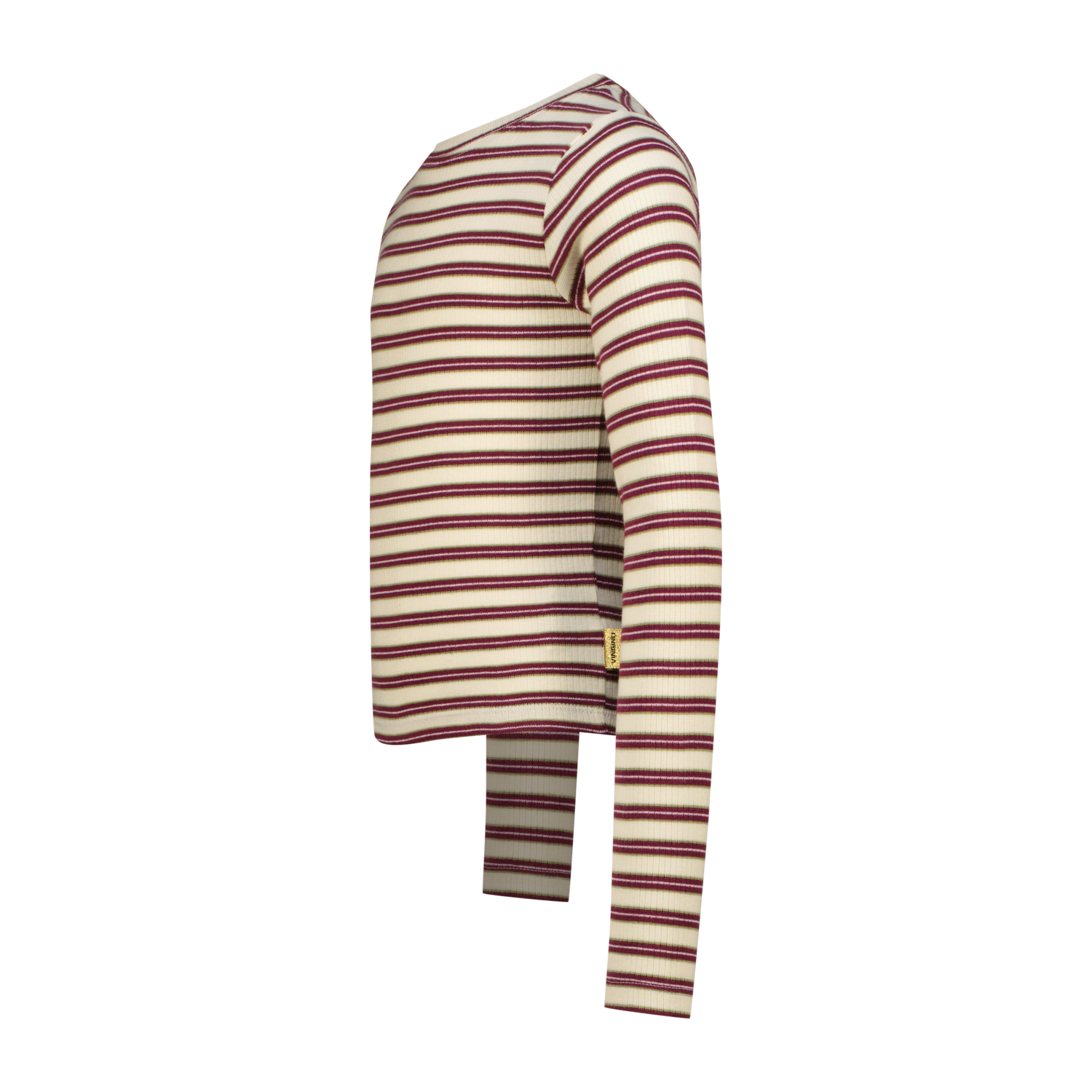 VINGINO Girls T-shirt Icon Stripe Top Macroon White