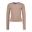 VINGINO Girls T-shirt Icon Stripe Top Macroon White
