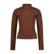 VINGINO Girls T-shirt Icon Rib Top Col Potting Soil