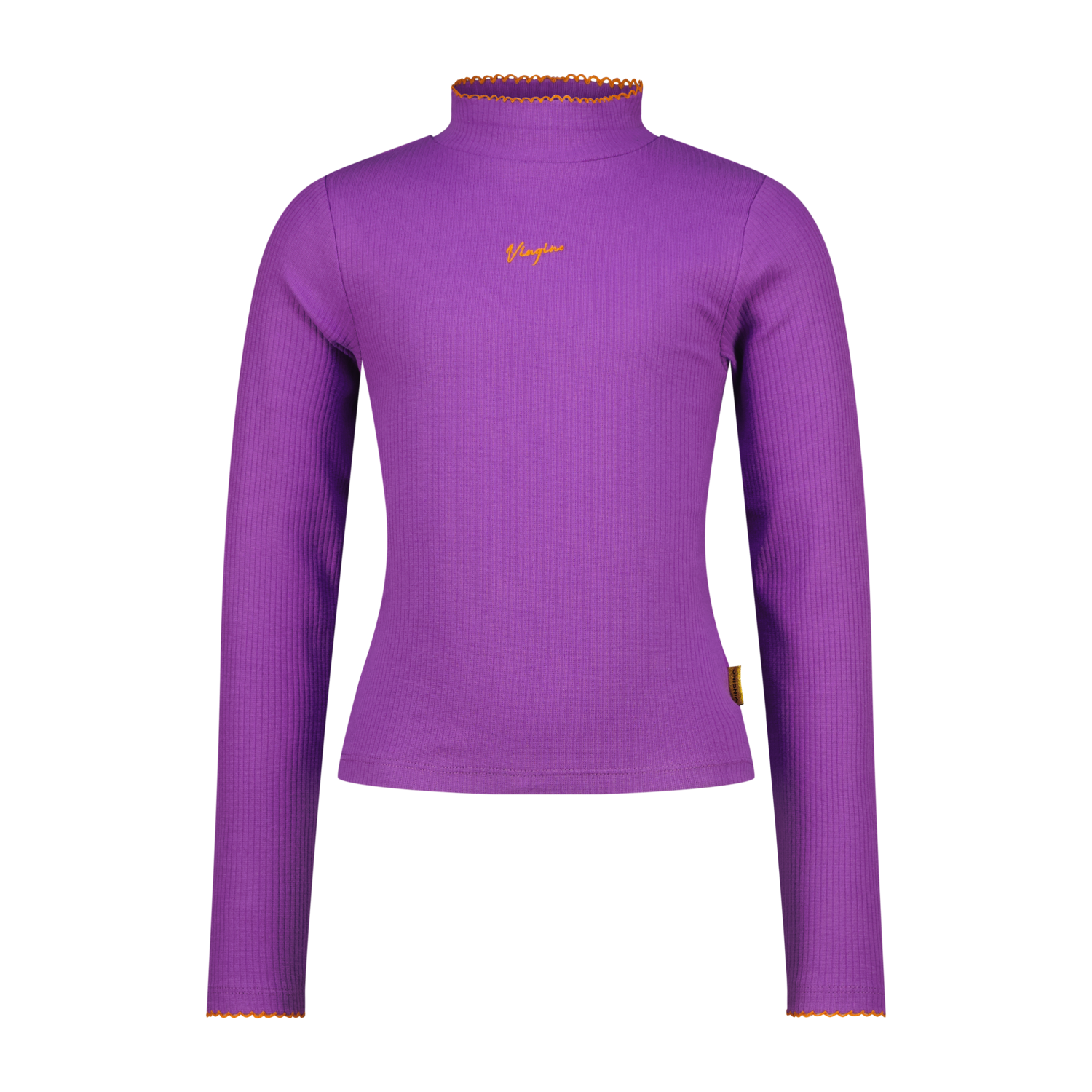 VINGINO Girls T-shirt Icon Rib Top Col True Purple