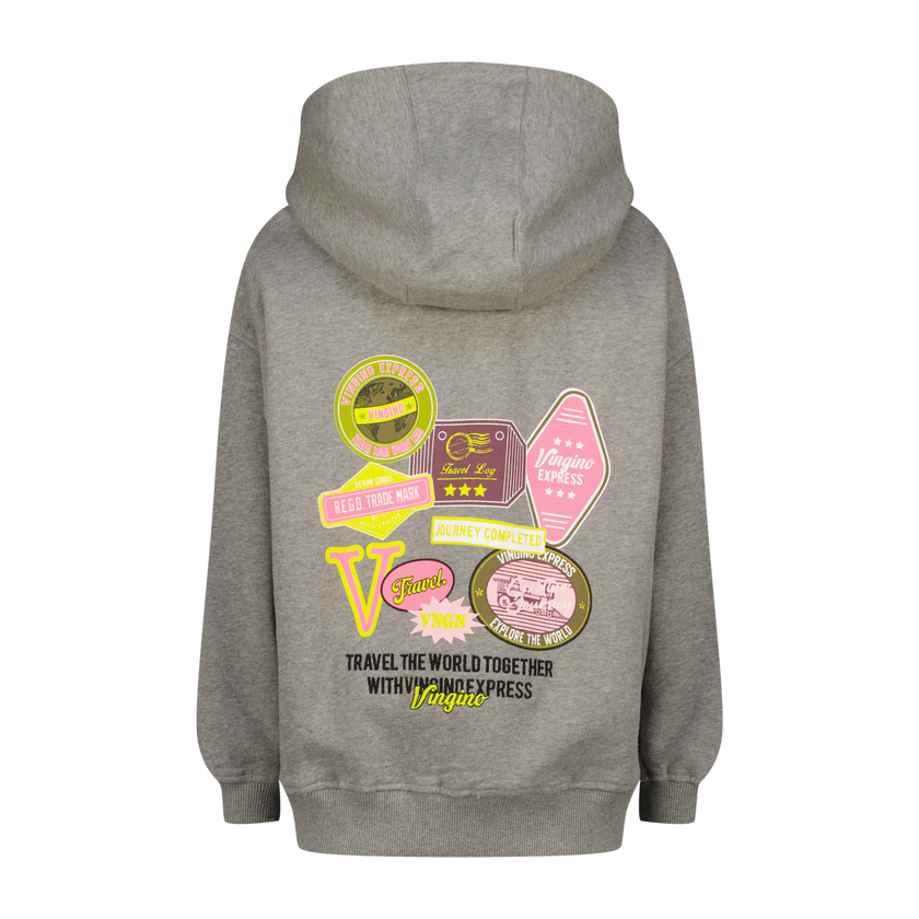 VINGINO Girls Sweater Nadja Grey Mele