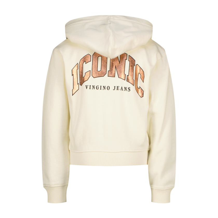 VINGINO Girls Sweater Nimra Macroon White