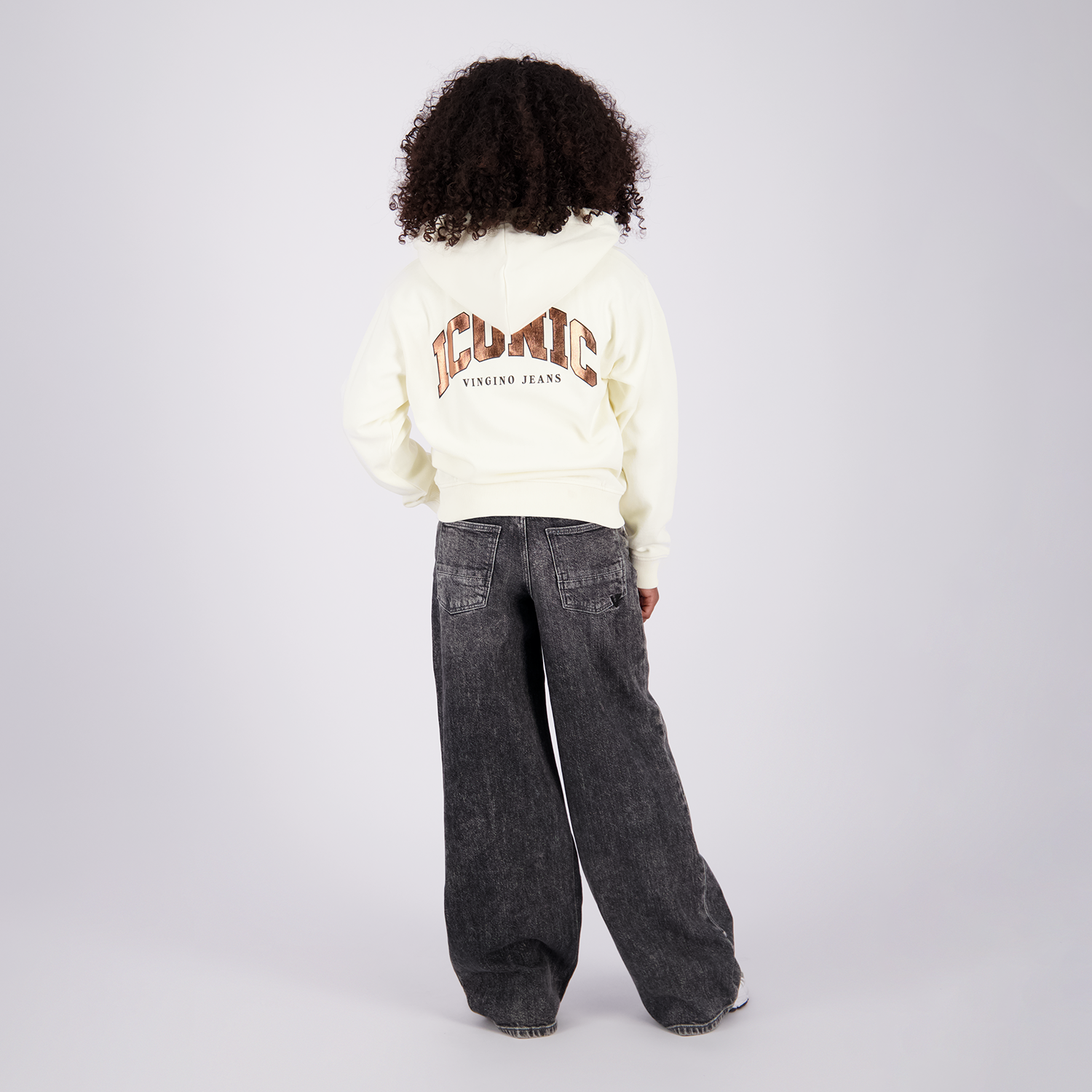 VINGINO Girls Sweater Nimra Macroon White
