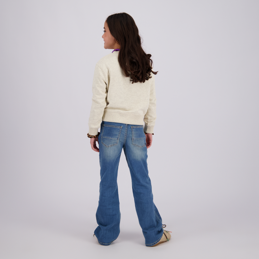 VINGINO Girls Sweater Nieneke Soft Vanilla Melee