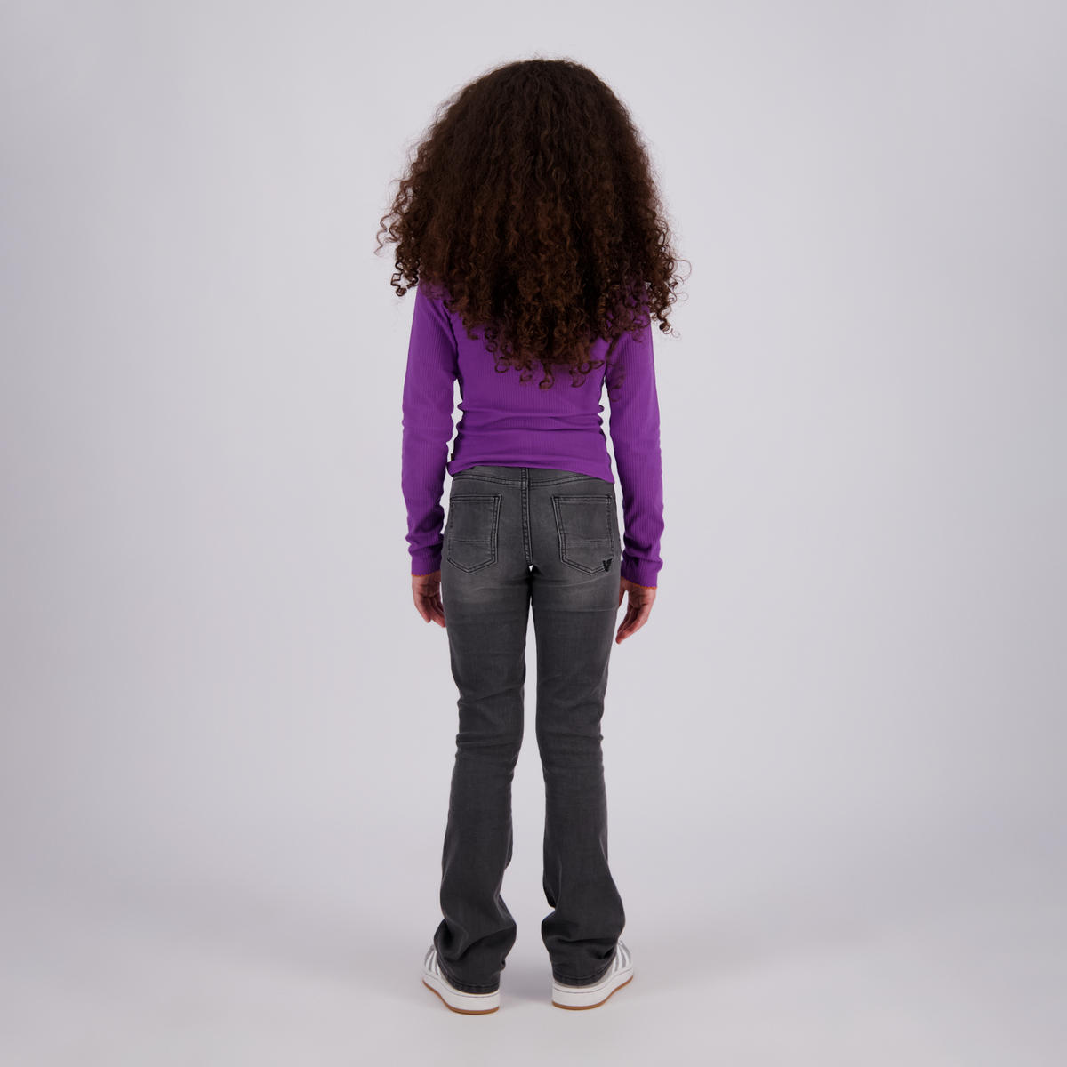 VINGINO Girls Jeans Britte Dark Grey Vintage