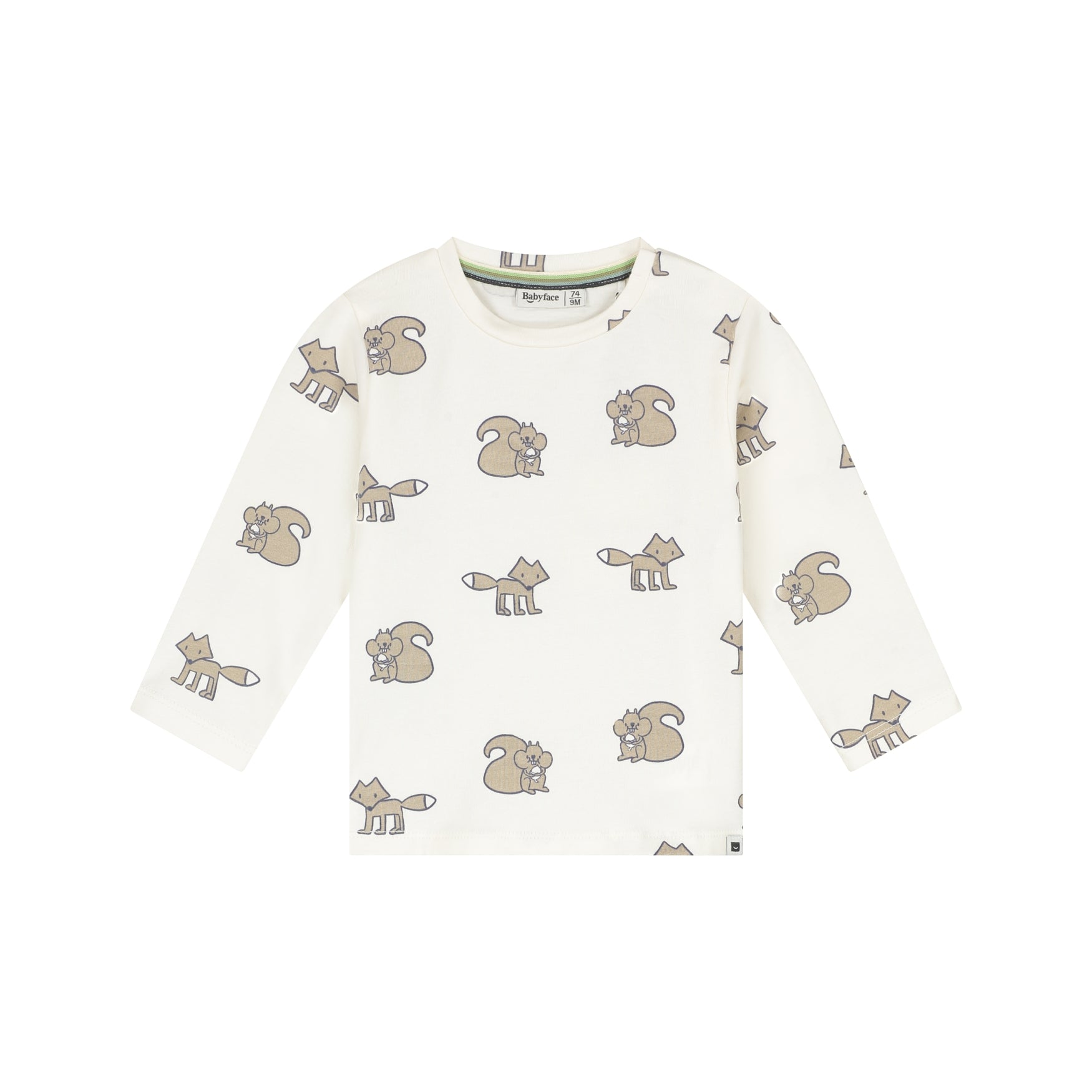 Babyface Baby Boys T-Shirt Long Sleeve Cream