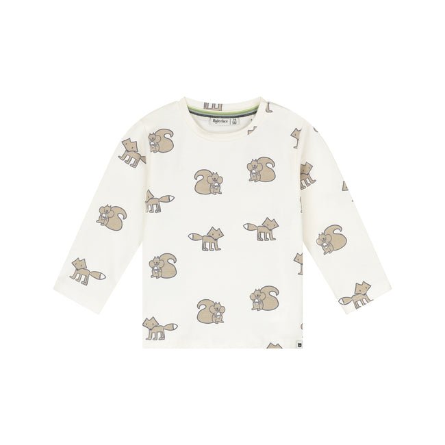 Babyface Baby Boys T-Shirt Long Sleeve Cream