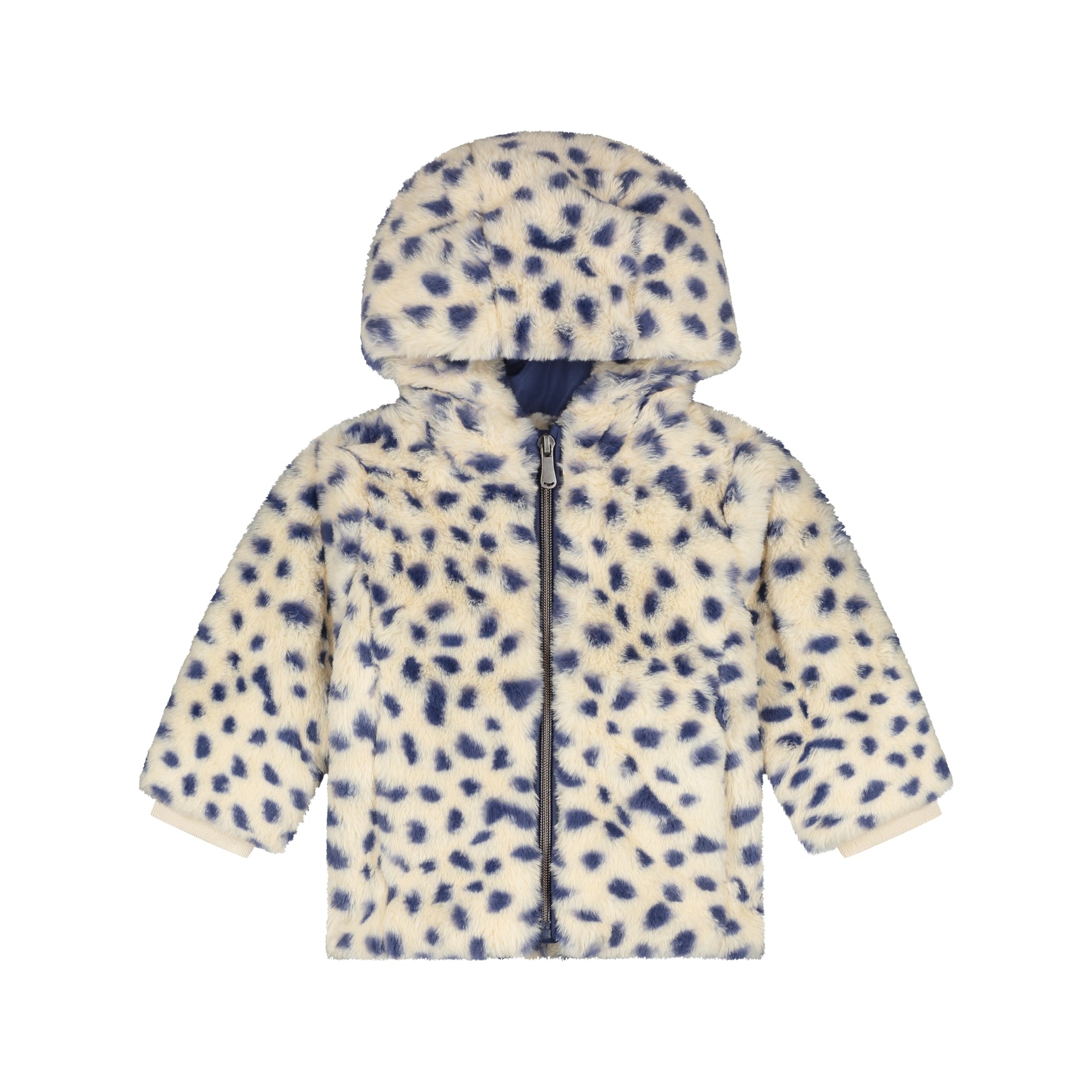 Babyface Baby Girls Fake Fur Jacket Cream