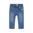 Babyface Baby Girls Denim Pants Medium Blue Denim