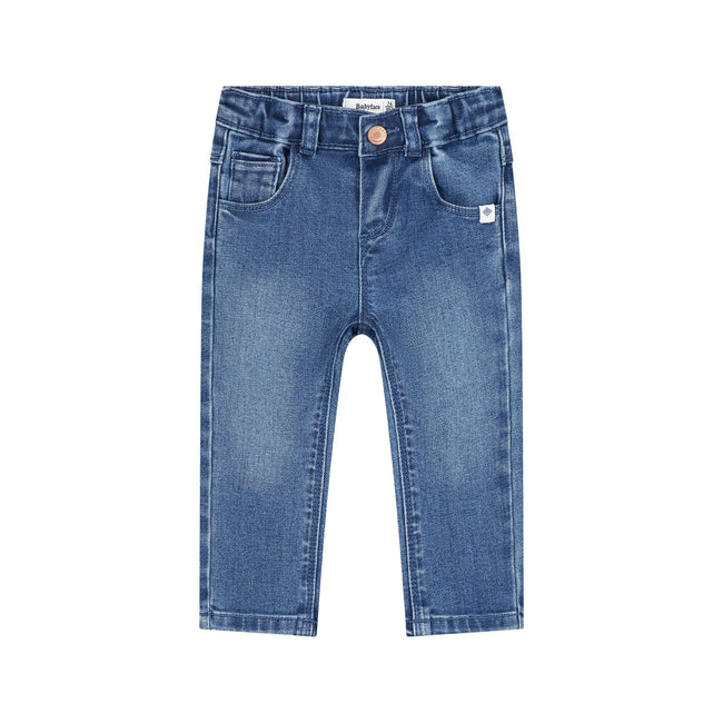 Babyface Baby Girls Denim Pants Medium Blue Denim